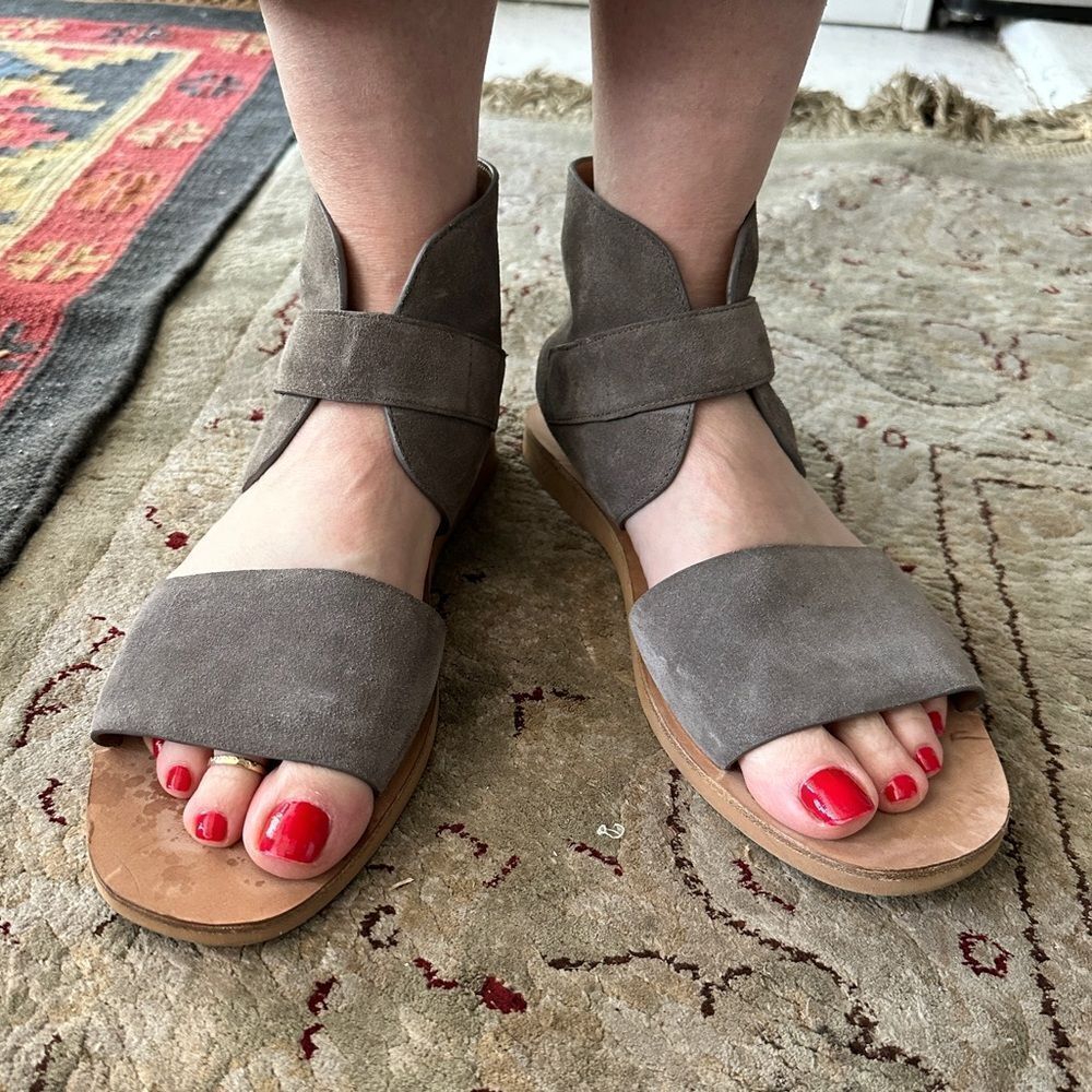 Vince grey suede/ leather sandals